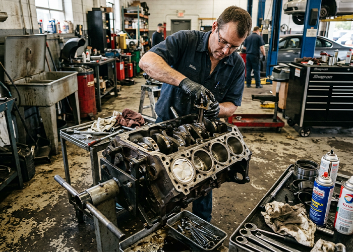 Audi Motor Revizyonu